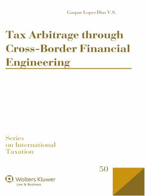 cover image of Tax Arbitrage through Cross-Border Financial Engineering